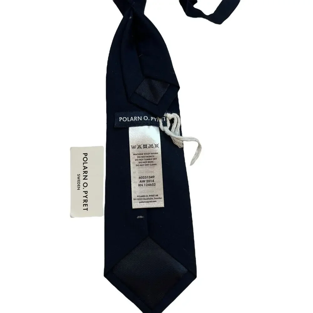 Polarn O‎ Pyret Kids Solid Blue Necktie New with tags